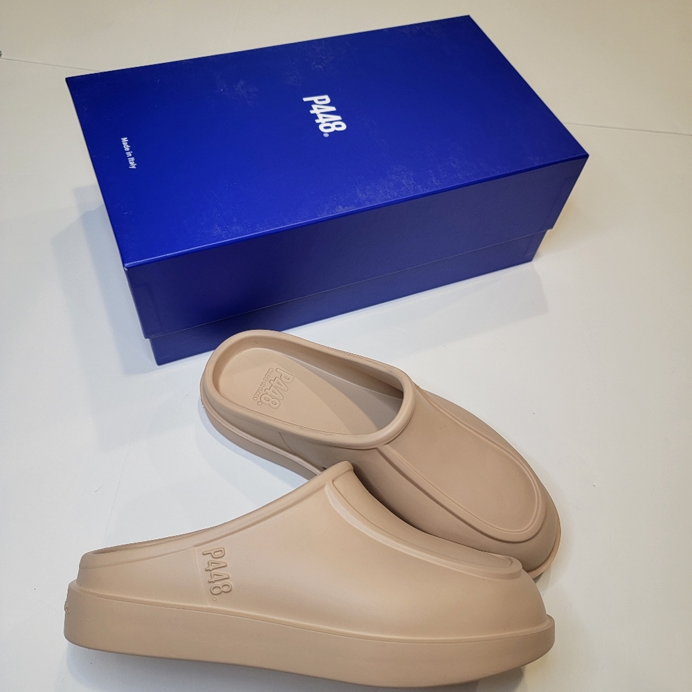 P448 Flo Mule Slip On Platform Shoe in Cipria - Size 38-39 ( 7.5- 8) NEW!